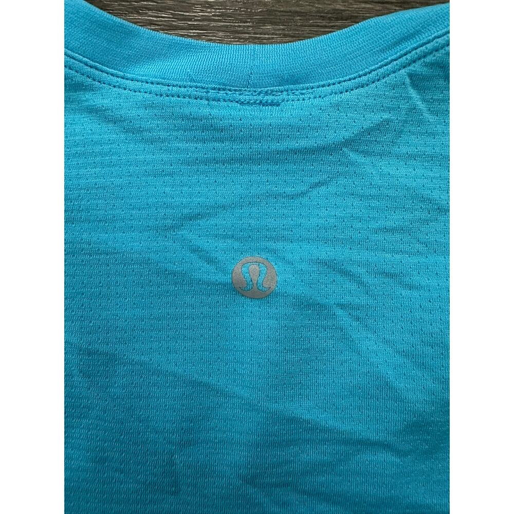Lululemon Swiftly Tech Cropped Short-Sleeve Shirt 2.0 Kayak Blue Light size 12 - Picture 5 of 6